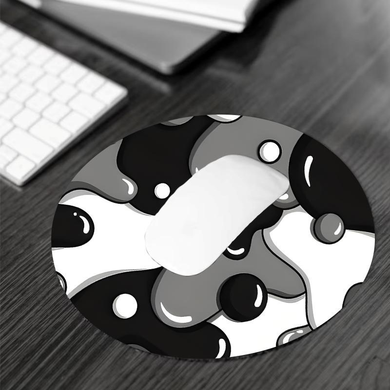 Abstract Pattern Mouse Pad, Rectangular Gaming Mouse Pad, Non-Slip Rubber Pad, Aesthetic Desktop Protective Pad for Laptop and Desktop Computer Gaming, Premium Multipurpose Mousepad, Decoration