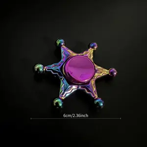 EDC Colorful Alloy Spinning Top with Detachable Mechanical Structure, Long-Lasting Rotation, High-End Desktop Gift for Adults