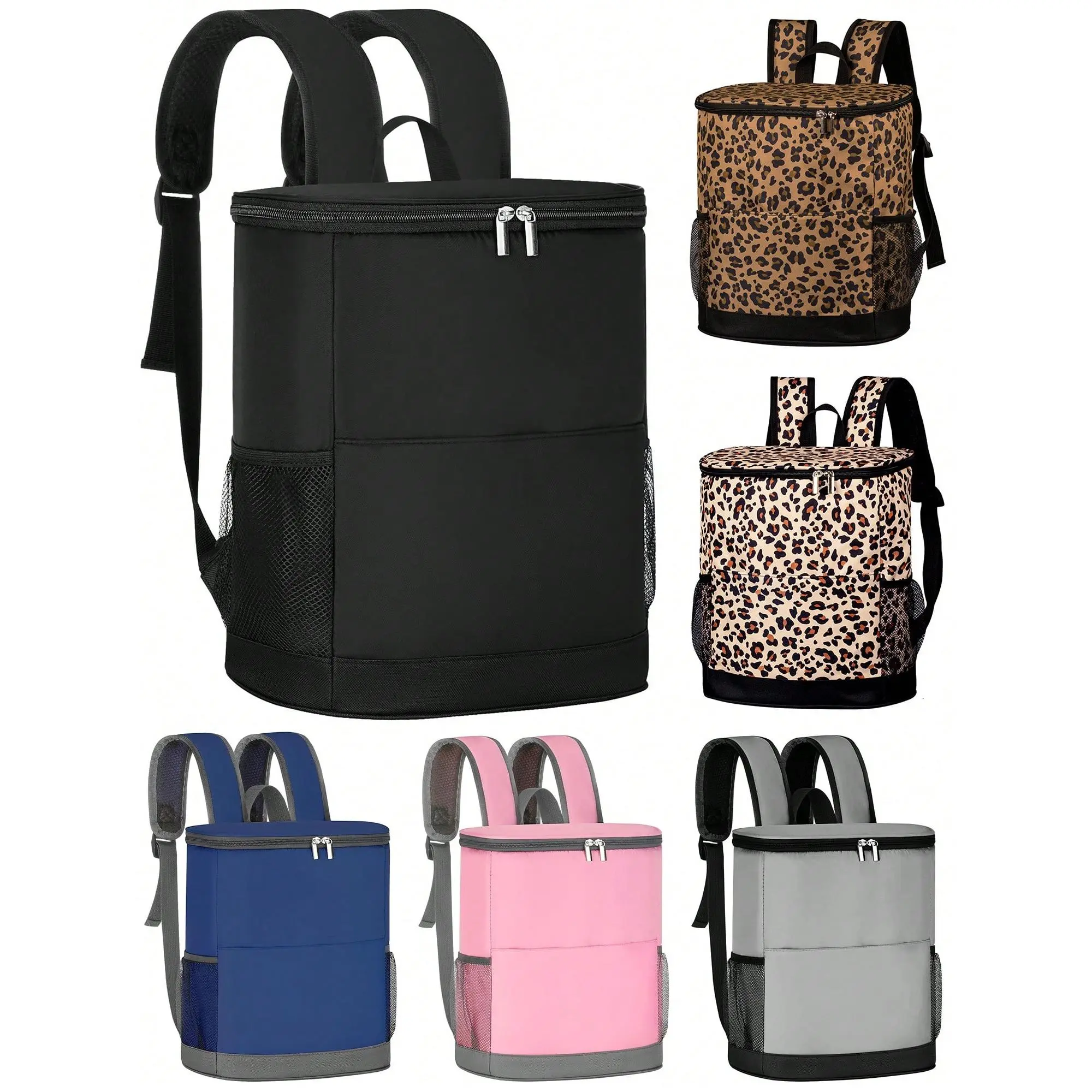 Thick Double Shoulder Insulated Backpack, Large Capacity Insulated Bag, Portable Outdoor Camping Bag, Car Ice Pack, Fresh-Keeping Box, Travel Handbag, Refrigerated Bag, Lunch Bag, Office Storage Bag, Suitable For Work, Camping