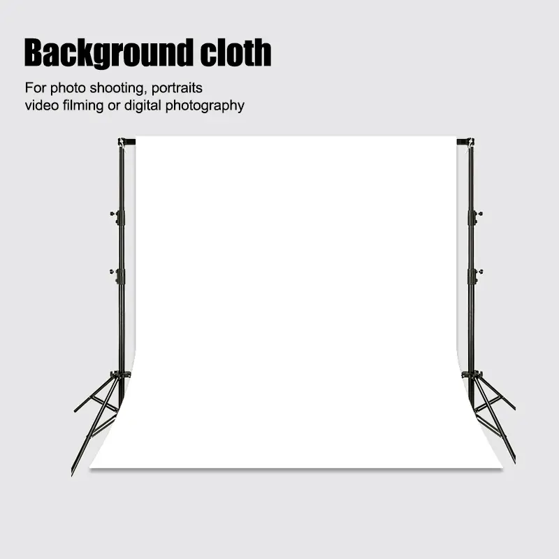 High density pure white thick background cloth can be used for live streaming, photography, photography. Photo background is used for photography background photography, professional fashion photography of products, and holiday celebrations