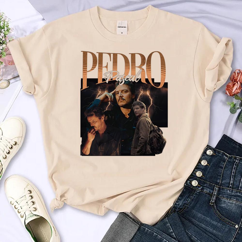 Pedro Pascal t shirt women summer anime t-shirts girl streetwear clothing