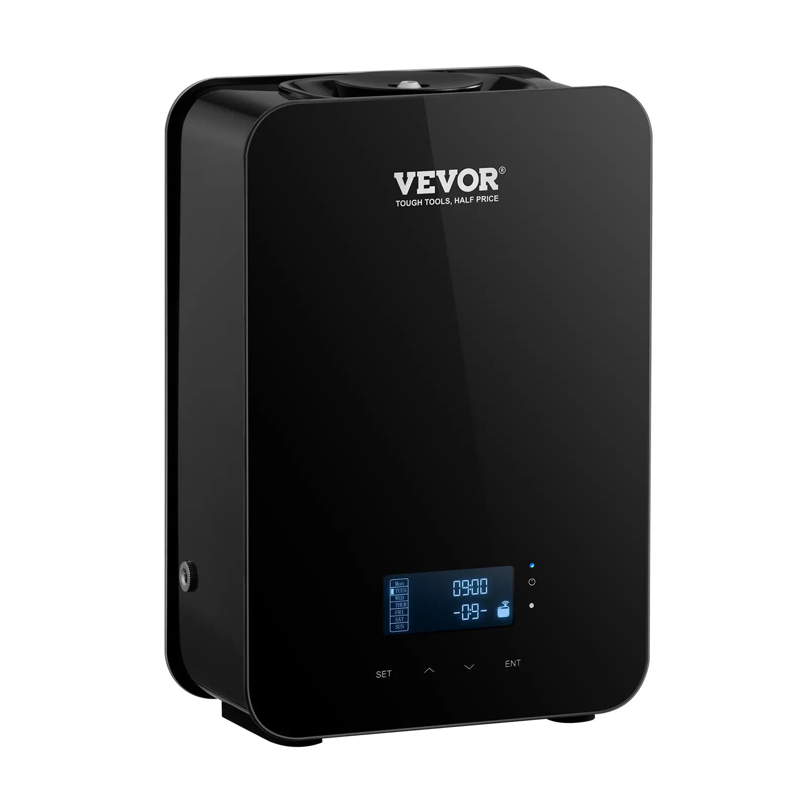VEVOR Scent Air Machine, 180ml Bluetooth Smart Essential Oil Diffuser, 2000sq. ft Waterless HVAC Scent Diffuser with Cold Air Technology, Aromatherapy Diffuser Machine for Home, Office, Hotel,