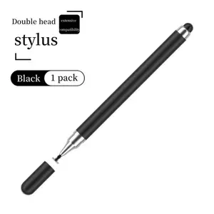 High Sensitivity Dual-Ended Capacitive Stylus, Compatible with iPad iPhone Tablet, Silicone Tip, Portable Touchscreen Pen