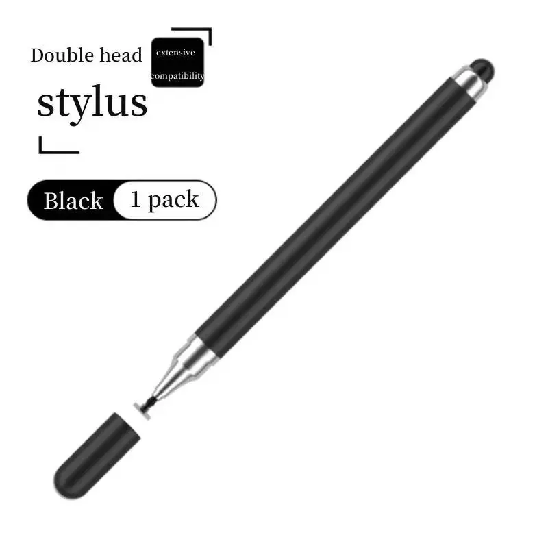High Sensitivity Smooth Dual-Ended Capacitive Stylus, Compatible with iPad iPhone Tablet, Silicone Tip, Portable Compact Touchscreen Pen, Stylus Pen for Touchscreen