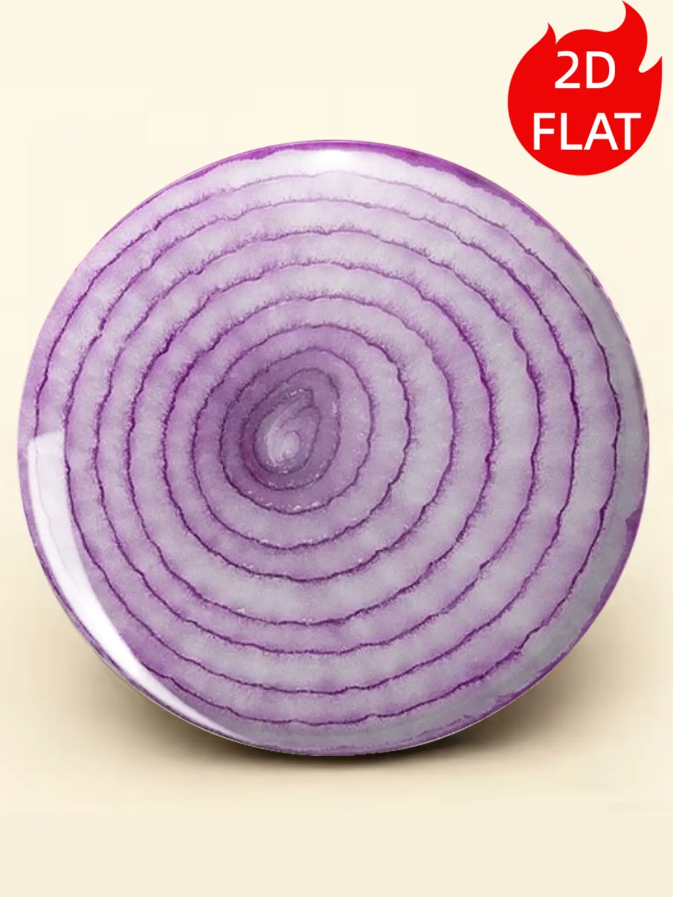 1pc Purple Spiral Pin Badge, Unique Abstract Button Pin, Aesthetic Round Brooch for Backpack, Hat, Jacket & Clothing Decoration, Cute Trendy Gift