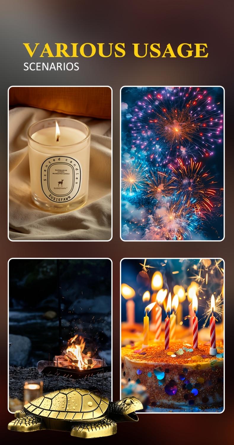 Torch Lighter, Creative Desktop Golden Turtle Butane Lighter, Cool Portable Gas Lighter, Adjustable Soft Flame Lighter, Refillable Butane Lighter for Men Women Friends Gifts (Without Butane)