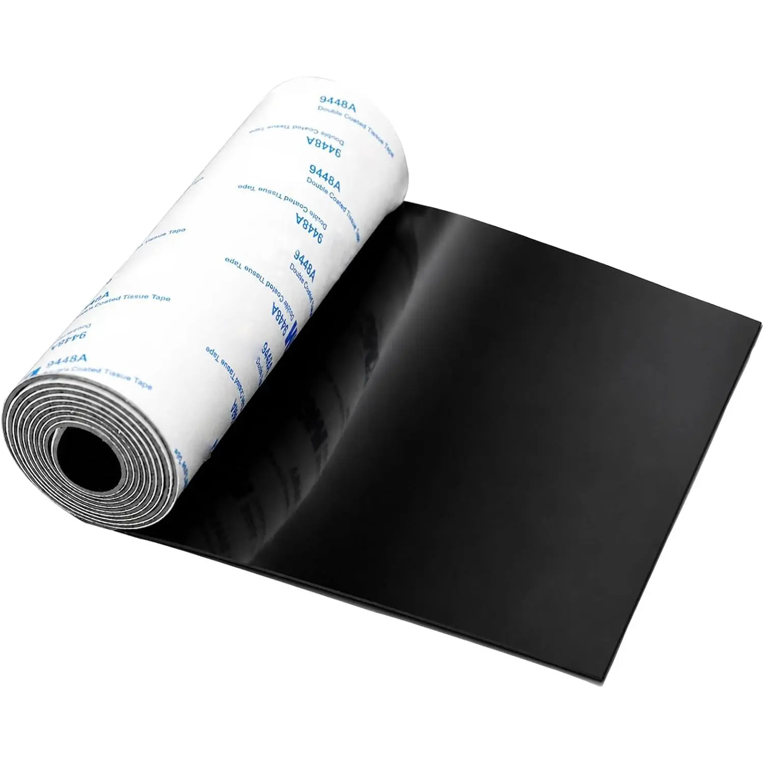 Non Slip Furniture Pads, Anti-Sliding  Pads with Sticky Backing Self Anti-Scratch Adhesive Cuttable Rubber Floor Protectors for Any Furniture and Appliances (Black,40"x5"x0.04")