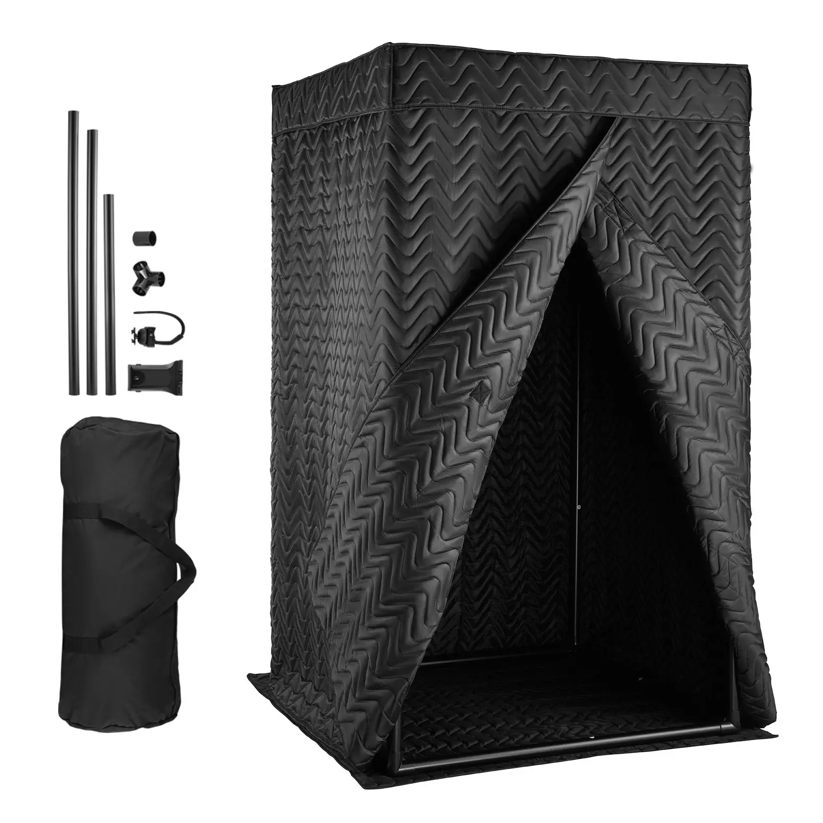6.56 ft Portable Vocal Booth Pro-Grade Recording Studio for Echo-Free Vocals
