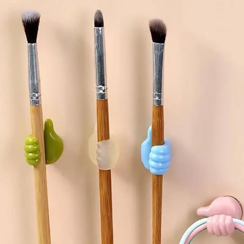 Thumb Wall Hook, 10 Counts Cute Decorative Self Adhesive Cable Hook, Cable Clip Hook, Cable Organiser, Desk Accessories, Bedroom Accessories, Room Decor, Home Decor, Gift for Girlfriend, Gift for Boyfriend, Mens Gifts