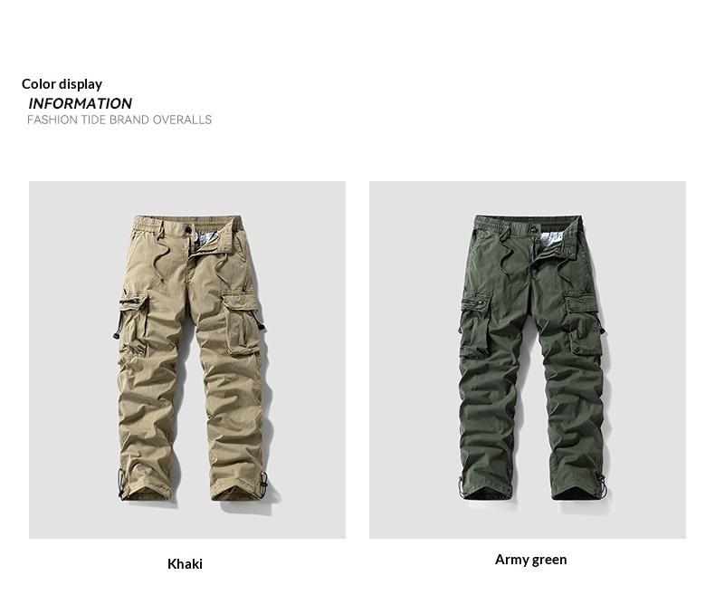 Washed Vintage Loose Tapered Work Pants- Classic Fit, Versatile for Work& Casual, Unique Vintage Wash Finish Menswear Man Trouser Pocket Beige Plain