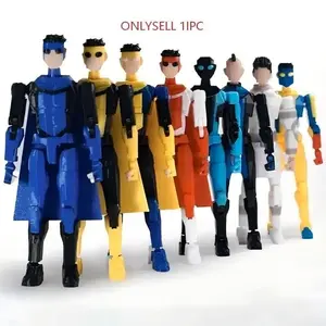 3D Printed Mark Universe Jointed Model Kit, Cartoon Figure Toy, Multi-Joint Transformable Building Blocks, Action Figure Model, Decorative Doll, Gift