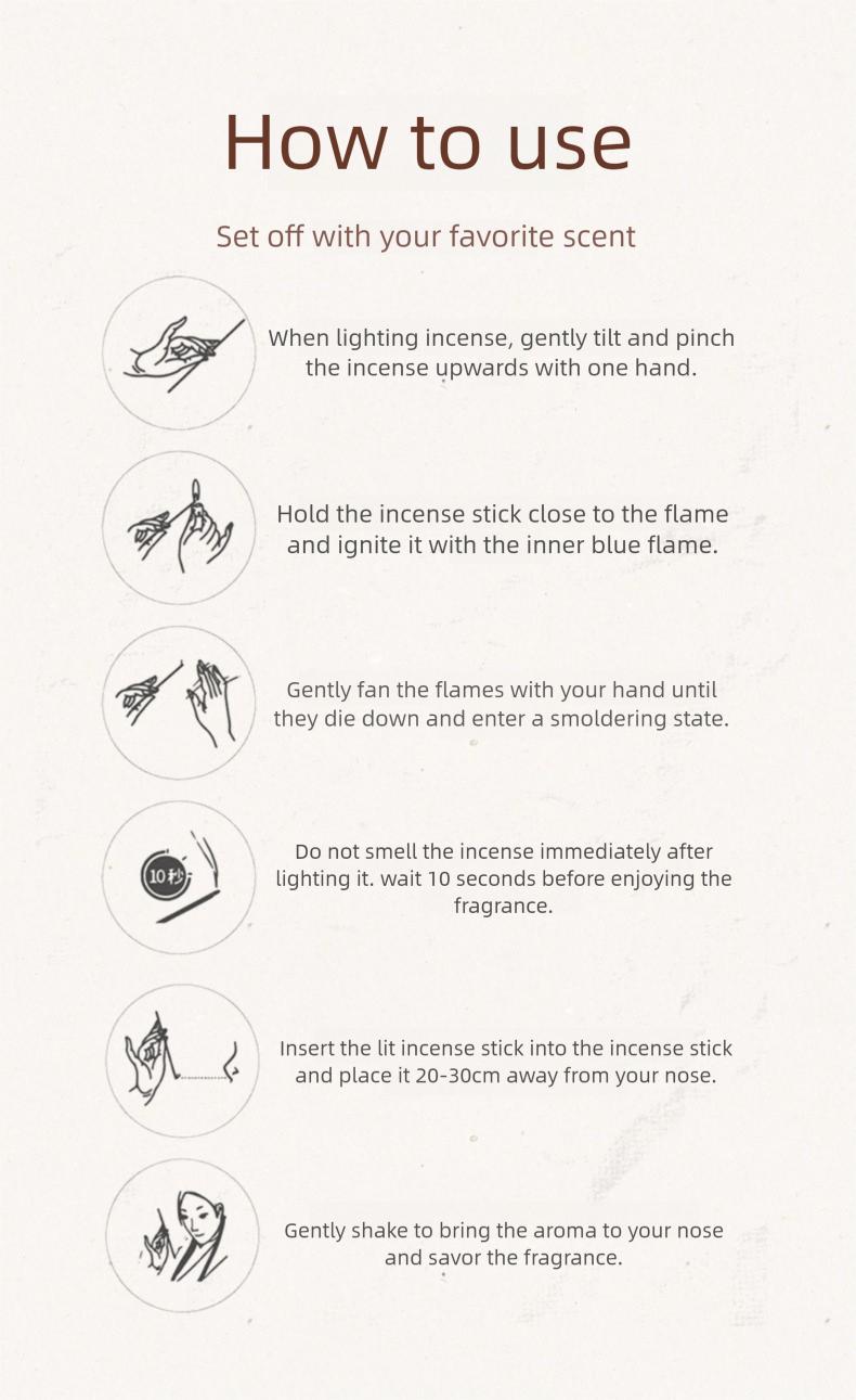 Pear Wood Palace Incense Sticks Agarwood & Sandalwood Aromatherapy Natural Wormwood for Home Bedroom Use Enhance Your Space with Versatile Fragrances