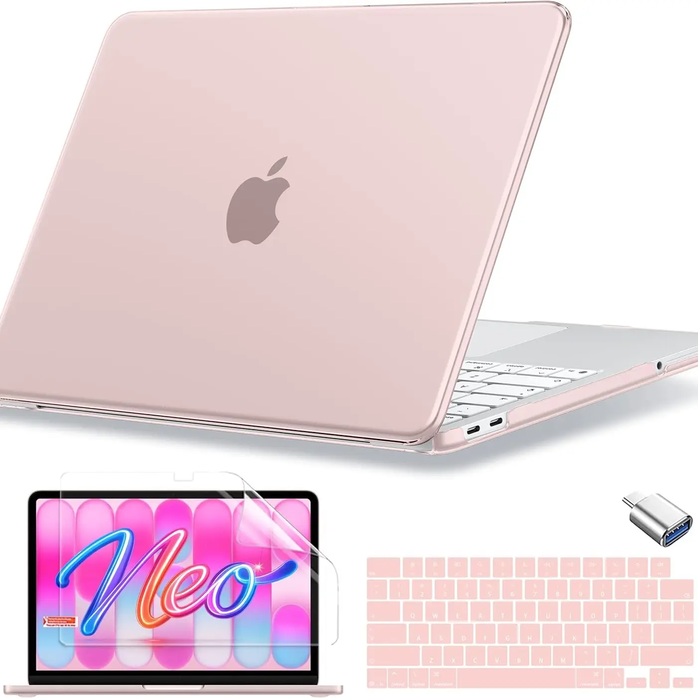 Case for Macbook Neo 13 Inch A3404, Ultra-Thin High Transparency Snap on Hard Shell, Crystal Clear Protection for A18 Pro Chip, Laptop Cover