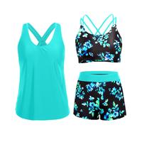 Aqua and Blue Flower