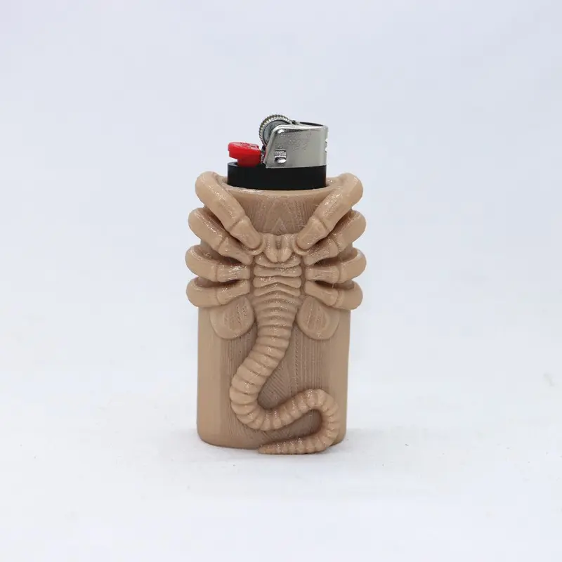 Facehugger Design Lighter Case Cover Holder, Fits Bic Standard Size Lighters, Sleek & Durable Protection, Ideal Gift Idea