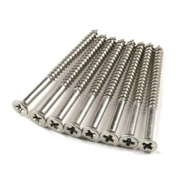 Screws, Heavy-Duty Screws for Doors, Cabinets, Furniture & DIY Projects (Stainless Steel,9 X 3 Inch, 24 Pack)