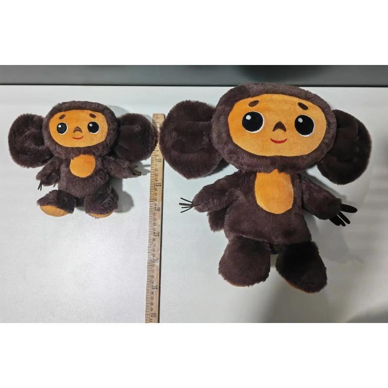 New Russia Anime Cheburashka Plush Doll Big Eyes Monkey Чебурашка Stuffed Plushie Appease Pillow For Kids Gifts
