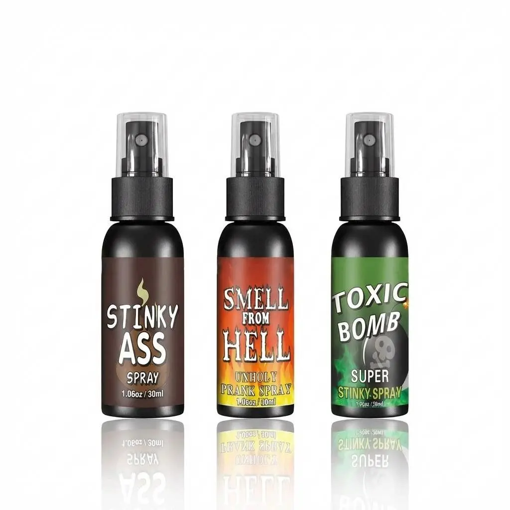 3 Counts Fart Spray, Extra Strong Potent Stink Spray, Non Toxic Fart Bomb, Hilarious Gag Gifts for Adults, Prank Stuff, Creative Prank Gift