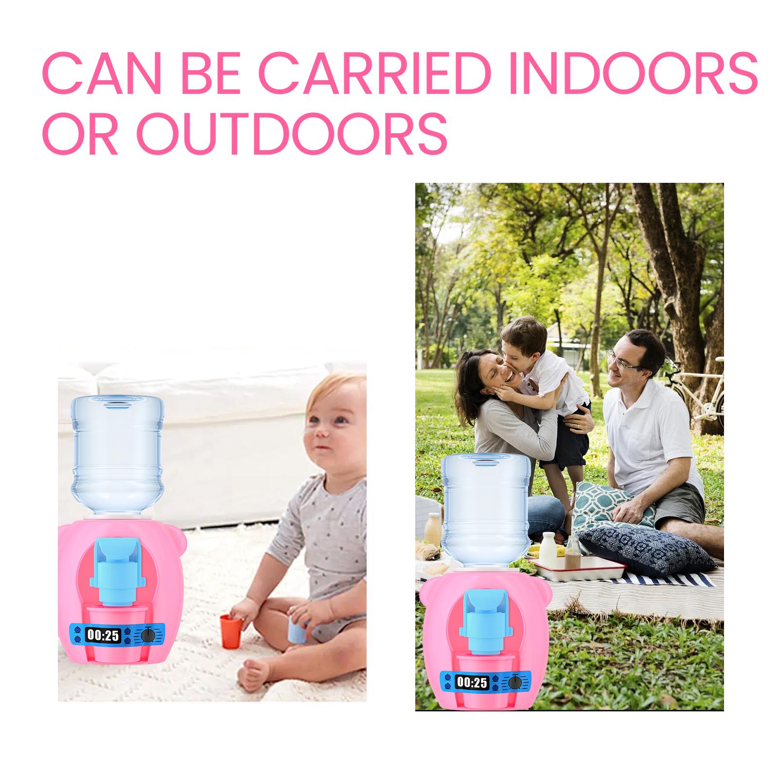 Children's Mini Water Dispenser Baby Kitchen Toy Mini Fun Pretend Play Beverage Dispenser That Can Dispense Water