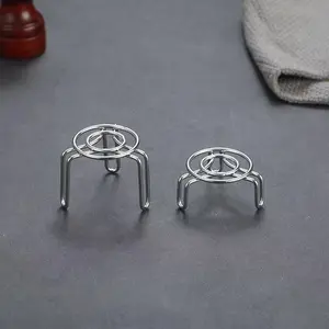 Mini Stainless Steel Steamer Rack Small Height Adjustable For Milk Pot Noodle Pot Household Small Pot Steaming Rack Kitchen Cooking Helper