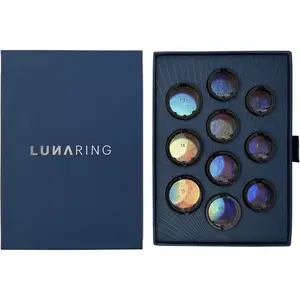 Luna Ring Sizing Kit for AI  Ring – No Subscription, 24x7 Sleep, Activity, Readiness,  & Menstrual , AI , High Accuracy,  & Performance Metrics, Biohackers
