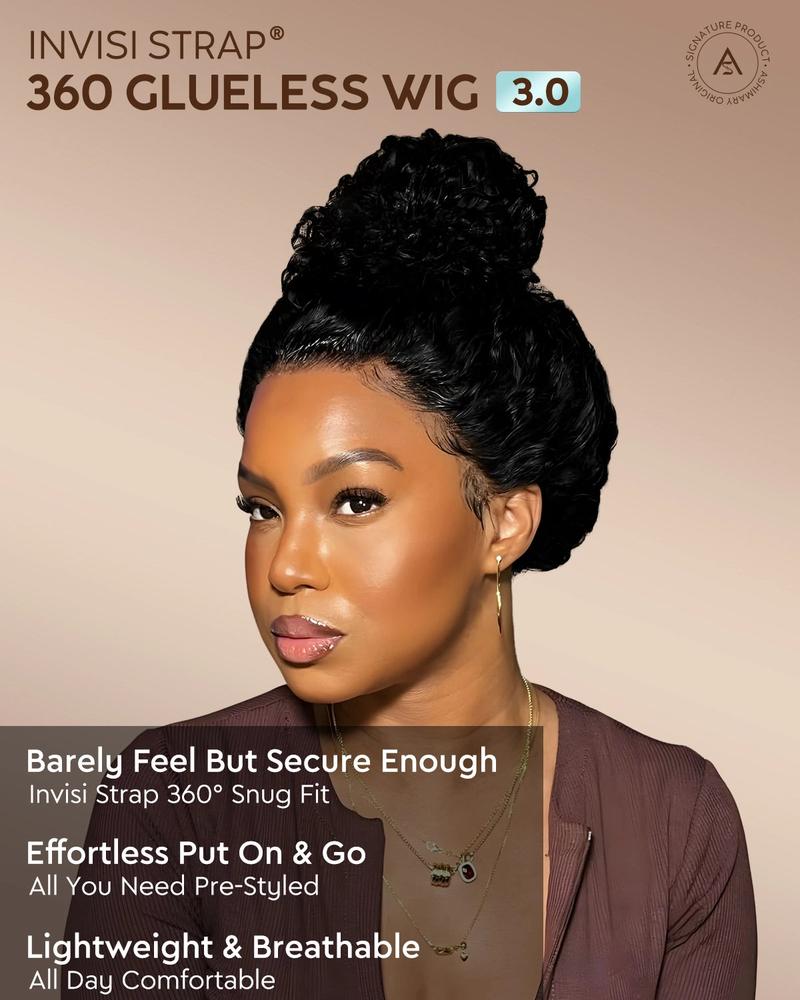 Layer Cut Body Wave With Bang 360 Invisi Strap Lace Frontal Wig Glueless Salon Hairstyles