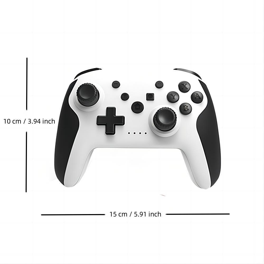 Wireless Bluetooth-Compatible Gamepad, 1 Count Portable Dual vibration Controller, Console Accessories Compatible with Nintendo Switch Pro PC Windows, Wireless Joystick