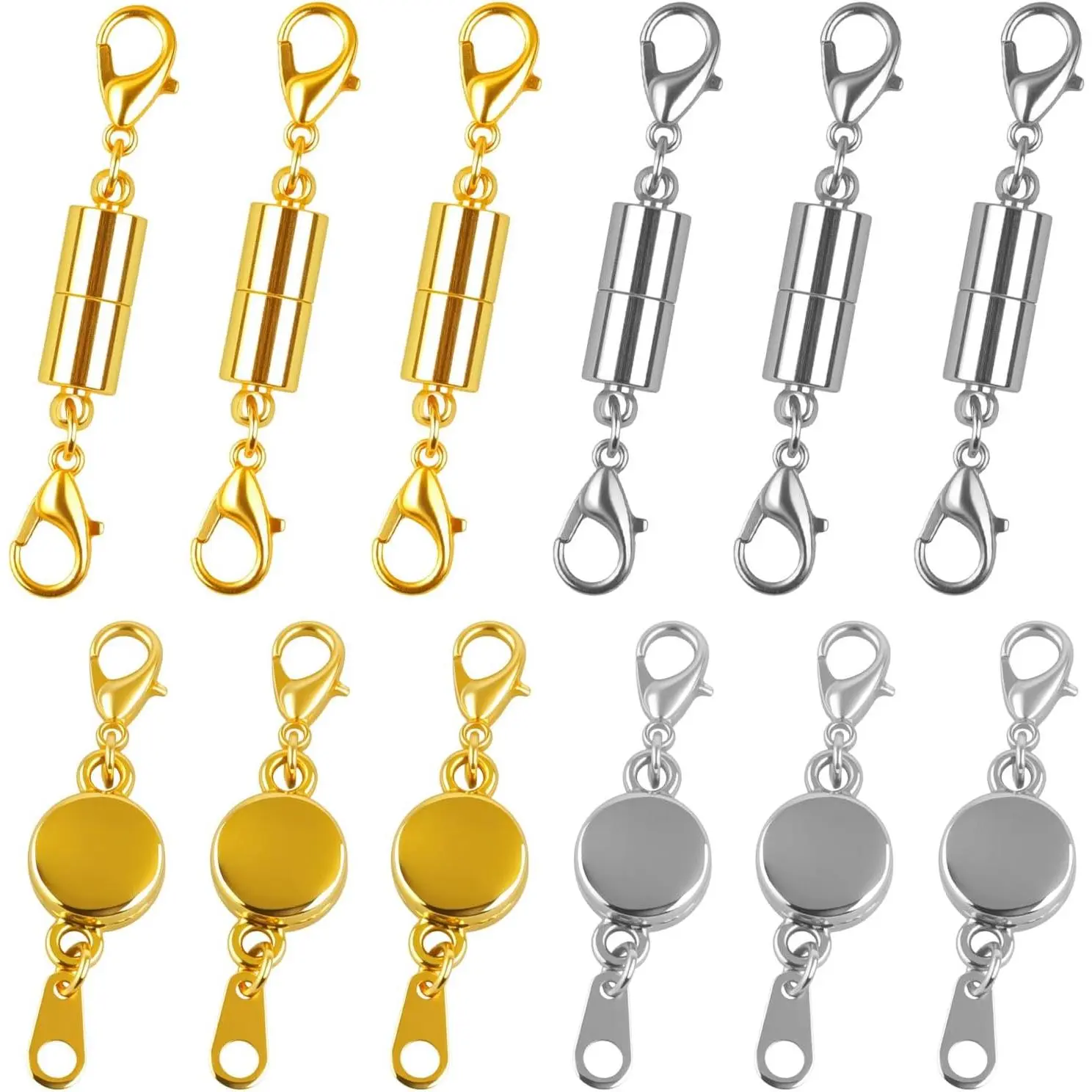 12 count  Necklace Clasps and Closures,  Clasps for Necklaces with Lobster Clasp,  and    Clasps for Necklaces Bracelet Making