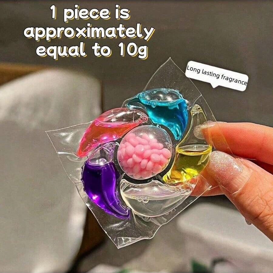 20/30/50pcs 6-In-1 Laundry Detergent Beads, Multi-Purpose Cleaning Solution, Easy to Use & Portable, Perfect for Home & Travel