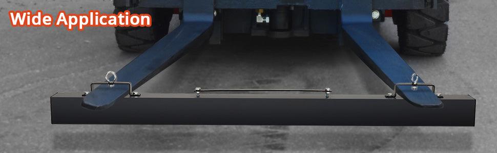 【GARVEE】Hanging Magnetic Sweeper 60 Inches Heavy-Duty Magnet Sweeper, Nail Magnet Sweeping Tool with 140 LBS Lifting Capacity, Magnet Double Magnetic Force Sweeper Unit, Hanging Magnet for Forklift