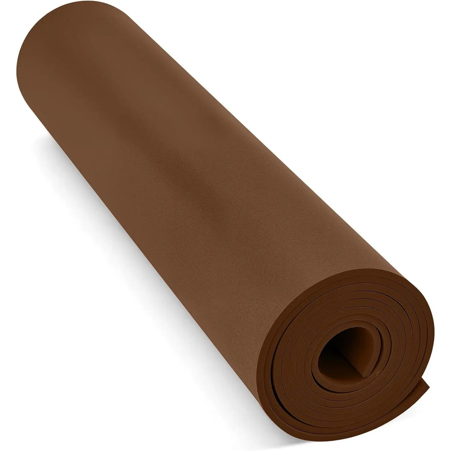Brown Eva Foam Sheets Roll, 3mm High Density 86kg/m3 EVA Craft Foam 49''x13.5'' for Halloween Cosplay DIY