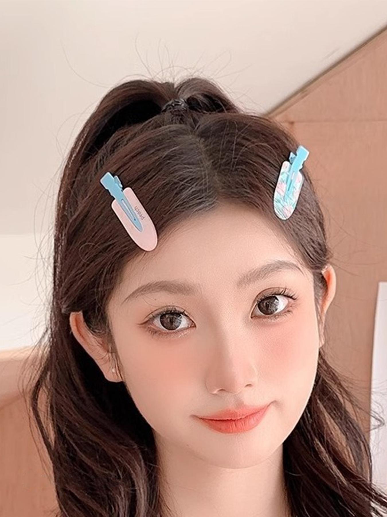 Dopamine Colorful Hair Clips Set, Cute Grape Design, Side Clip & Splitter, Fashion Accessories for Women, Daily Use