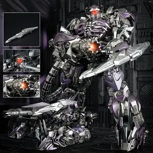 LED Transformation Shockwave Shockblast Cybertron Decepticons G1 Anime Movie Model Deformable Action Figure Robot Mode Toys Gift