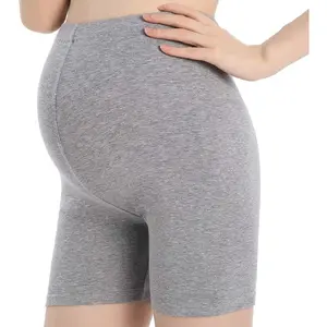 QingWan Women Under Dress Pregnancy Short Leggings Yoga Maternity Shorts Over The Belly