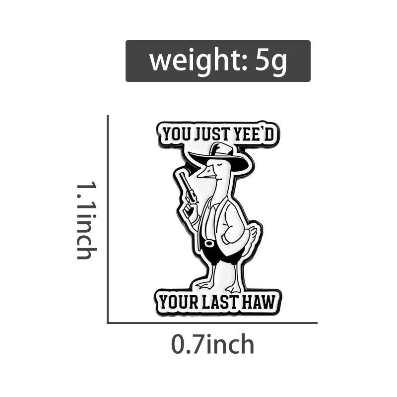 Black White Collection Enamel Pins Bookworm μ Cat Girl Brooches Skeleton Badge Coffee Pot Head Jewelry Gift for Friends