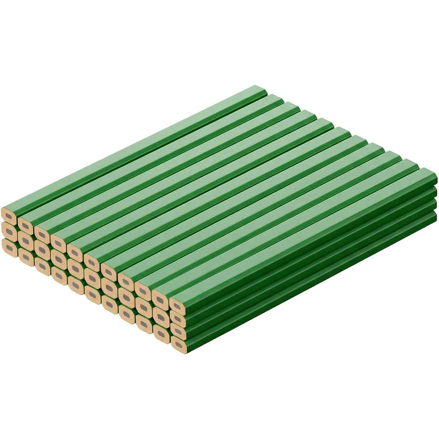 Construction Pencils 25 Pack, Carpenter Pencils Bulk Flat Woodworking Marking Tools for Carpentry Framing