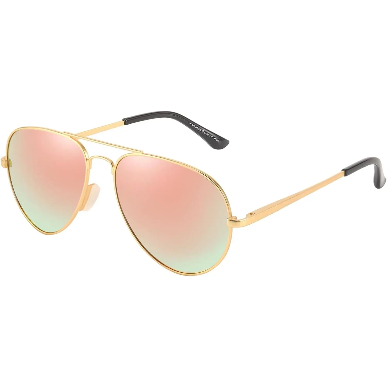 Polarized  Free Aviator Sunglasses for Women Men | UV400 Protection, Mirrored Lens, No-Snag Hair-Safe Design, Trendy Ladies Shades, Driving, Beach Sun Glasses