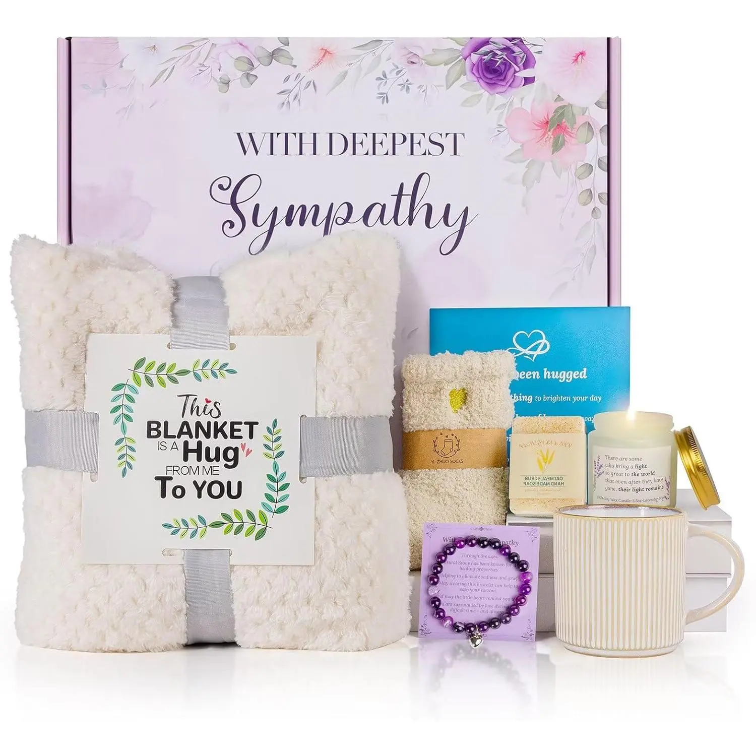 Sympathy  Baskets, Care Package for Women,  Grief Sympathy Gifts for Loss of Loved , Condolences  Basket for Loss, Bereavement Miscarriage Gifts for , Mom, Sister,