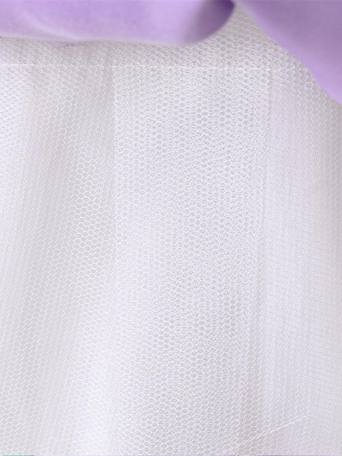 Girl's Contrast Sequin Ruffle Trim Tiered Layer Mermaid Dress, Elegant Butterfly Sleeve Square Neck Fit & Flare Dress for Party, Princess Quince Dresses, Kids Clothes for All Seasons