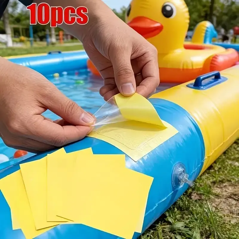 Self Adhesive Flexible Waterproof Inflatable Repair Patch, Clear Tpu Leak Fix for Pool Floats, Tents, Air Mattress, Swim Ring, Sleeping Bag