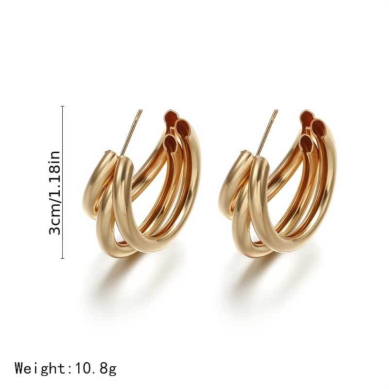 New women's earrings: luxurious, high-end, and elegant. minimalist and versatile, perfect for everyday wear and commuting