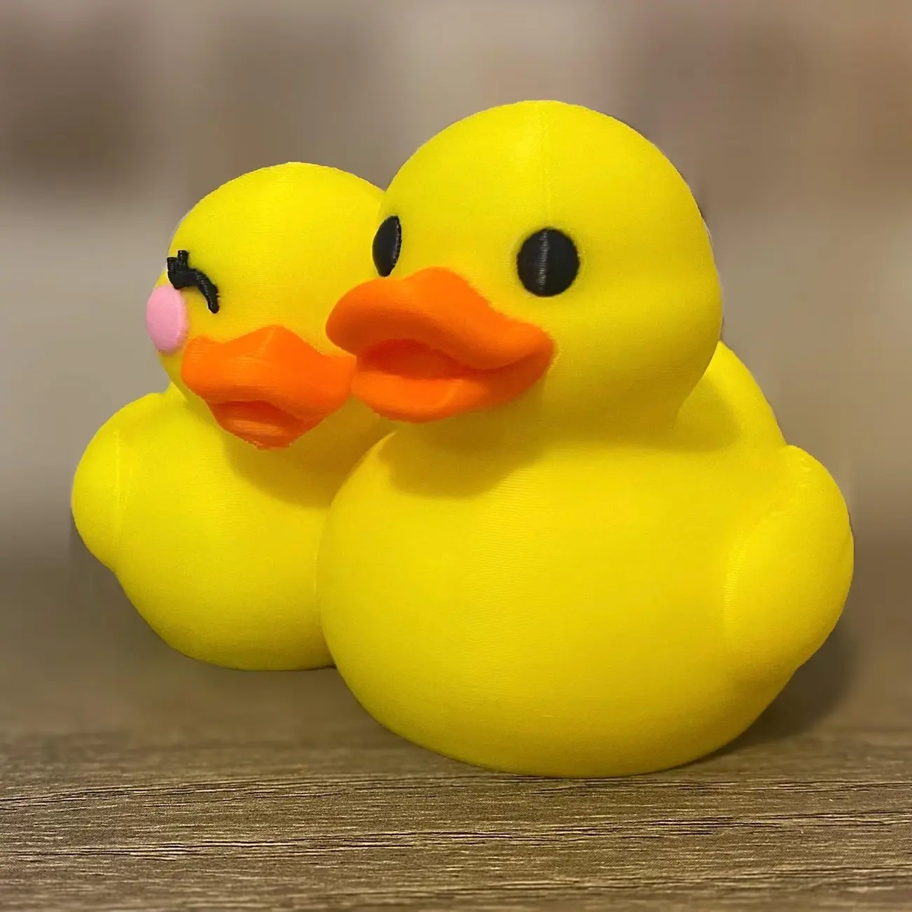 Couples Duck,Valentine Duck Figurine,Gift for Boyfriend ,Girlfriend,3D Printed Figurine,Jeep Ducking Gift,Decorative Duck Figurines,Decoration Figure,Duck Statues