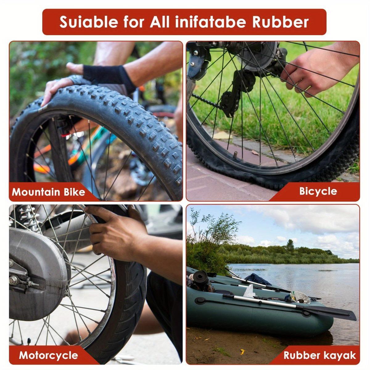 Bicycle Tire Repair Kit, 56pcs/set Self-adhesive Puncture Repair Kit, Multifunctional Bicycle Repair Tool with Glue-free Patch, Suitable for Road Bike Bike Tools