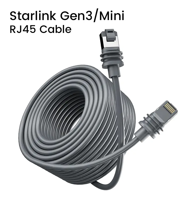 Starlink Gen 3 & Mini Replacement Cable, Satellite Internet Antenna Power & Data Accessories, Suitable for Home & Outdoor Use