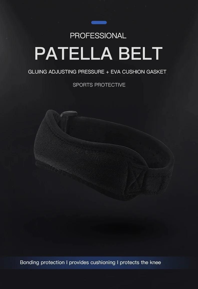 1 Piece Knee Patellar Tendon Knee Support Strape Brace Adjustable Shock Absorption Compression Knee Pad Sleeve for Basketball