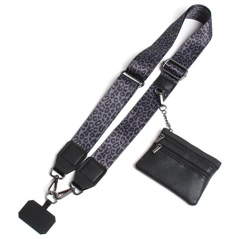 Sexy leopard print mobile phone crossbody strap, phone sling, phone charms, multi-functional and adjustable, can be used for mobile phone decoration, backpack decoration, backpack decoration with wallet, suitable for gifts to give to your girlfriend