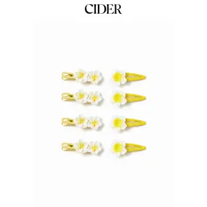 Cider 8 PCS FLORAL HAIR CLIP SET