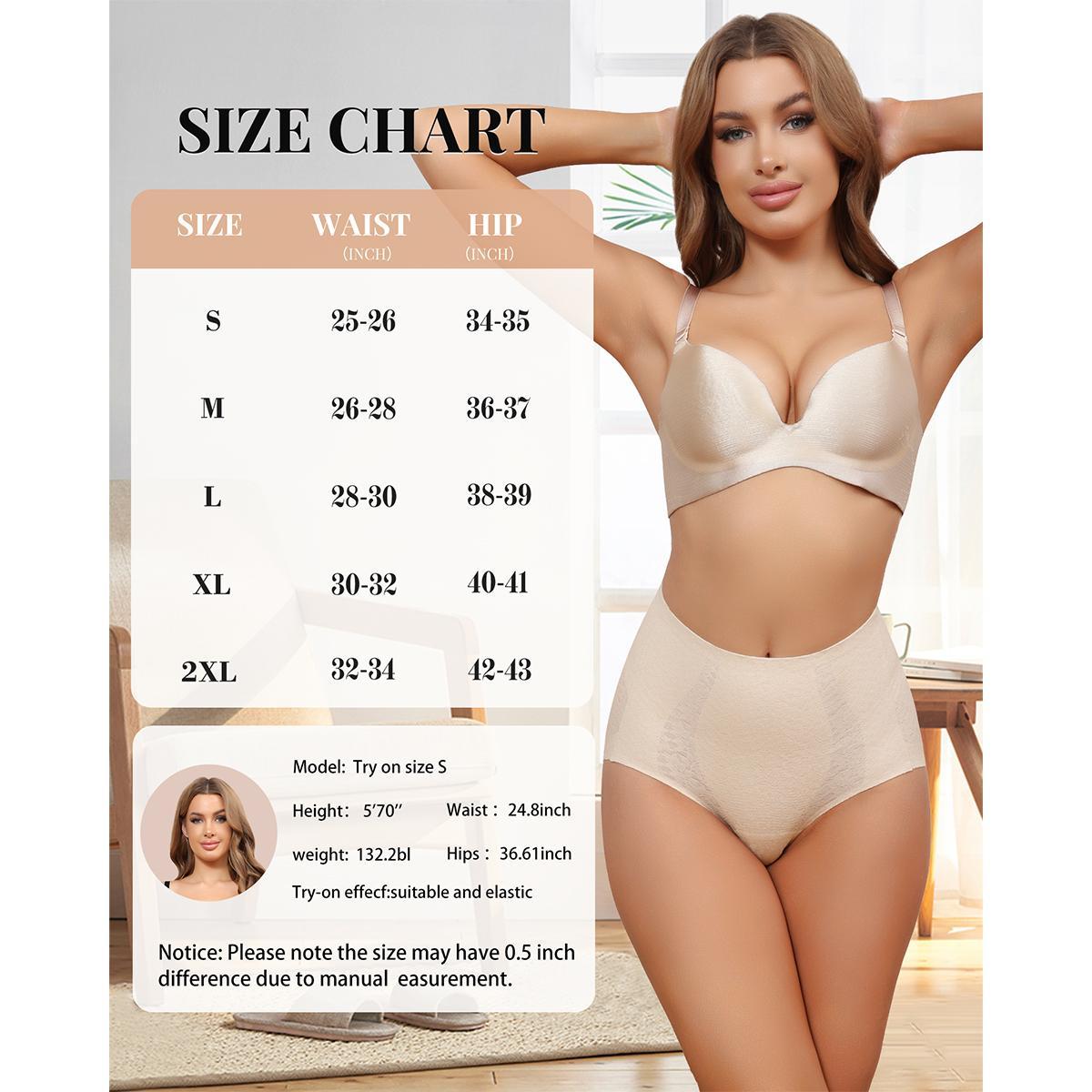 LEVAO Seamless Lace Gentle Tummy Control Panties for Women, High Waisted No Show Stretch Briefs, Invisible Under Tight Outfits S-2XL SpringStatements