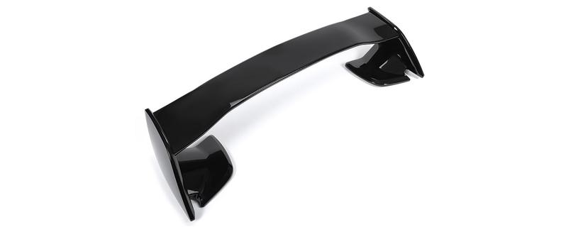 Trunk Spoiler Compatible with 2015-2021 Subaru WRX STI 4 Door Sedan Rear Trunk Spoiler Wing Lid Plastic Glossy Black Vehicle Autos Automotive Car Accessories