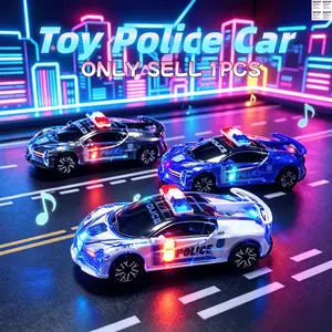 Electric Police Cruiser Toy Car, Realistic Lights and Sounds, Battery-Powered, Suitable for Ages 3+, Birthday Gift, Blue//Motorized Police Cruiser Toy Police Car - Realistic Lights, Sounds & Motorized Feature - Ages 3 and Up police car toy police car ride